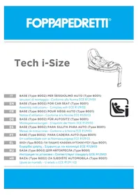 Notice Foppapedretti TECH I-SIZE Siège de voiture