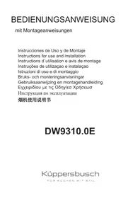 Notice Küppersbusch DW9310.0E 厨房抽油烟机