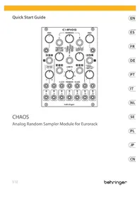 Notice BEHRINGER CHAOS Synthétiseur
