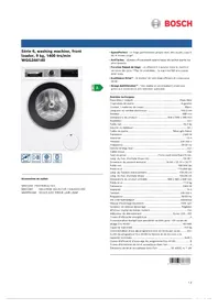 Notice BOSCH WGG244140 Lave-linge