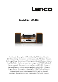 Notice LENCO MC-160WD Platine_disque