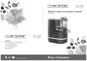 Notice RIVIERA & BAR HEALTH PMP 350 Machine à pâtes