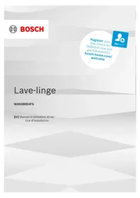 Notice BOSCH WAN280D4FG Lave-linge