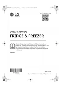 Notice LG GSM32HSBEH Külmik