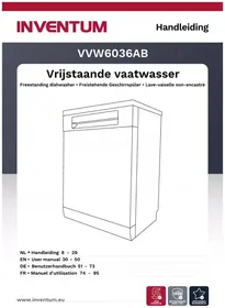 Notice INVENTUM VVW6036AB Lave-vaisselle