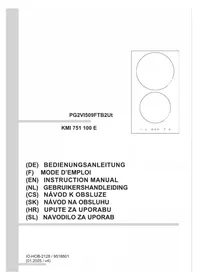 Notice AMICA KMI 751 100 E Sporák