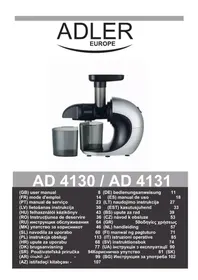 Notice ADLER AD 4130 Mehustin