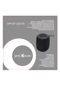 Notice GMB Audio SPK-BT-LED-03 Haut-parleur
