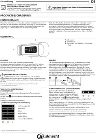 Notice BAUKNECHT KGIS 2680 LH2 Jääkaappi