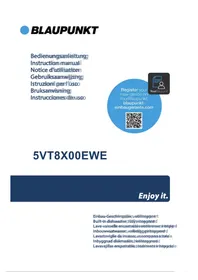 Notice BLAUPUNKT 5VT 8X00EWEGB Opvaskemaskiner