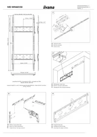 Notice IIYAMA MD-WM60150 Support mural