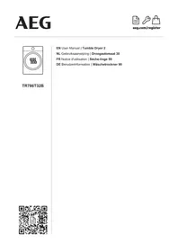 Notice AEG TR786T32B Tumble drier