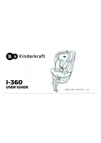 Notice Kindercraft I-360 Siège de voiture
