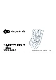 Notice Kindercraft SAFETY FIX 2 I-SIZE Siège de voiture