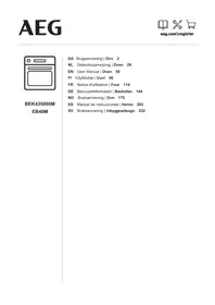 Notice AEG EB40M Elektrisk ovn