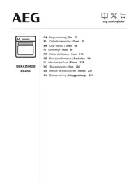 Notice AEG EB40B Forno elettrico