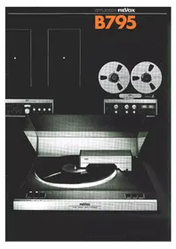 Notice REVOX B795 Platine_disque