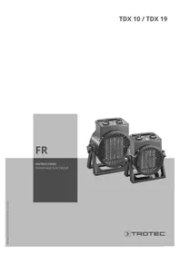 Notice TROTEC TDX 10 Chauffage