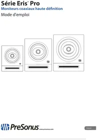 Notice PRESONUS ERIS PRO 8 Haut-parleur