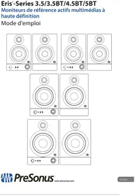 Notice PRESONUS ERIS 5BT 2ND GEN Haut-parleur