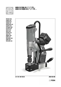 Notice Fein AKBU 35 PMQ AS Perceuse