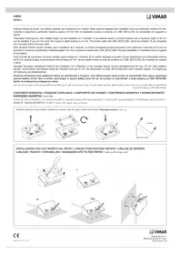Notice Vimar 30784.B Prise électrique