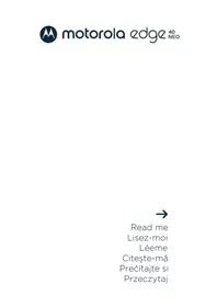 Notice MOTOROLA EDGE 40 NEO Smartfón