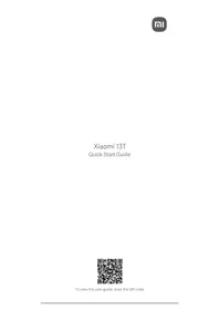Notice Xiaomi 13T Téléphone portable