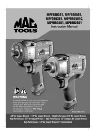 Notice Mac Tools MPF980381 Visseuse