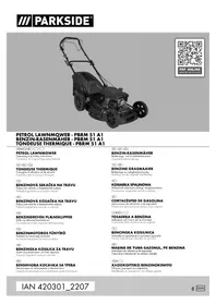 Notice PARKSIDE PBRM 51 A1 Tondeuse à gazon