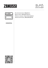 Notice ZANUSSI ZVEKW7KN Ofen