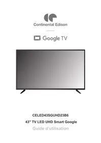 CONTINENTAL EDISON CELED43SGUHD23B6 - Télévision