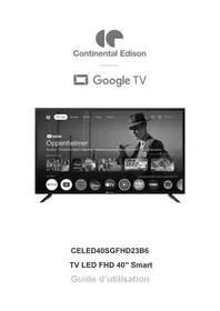 CONTINENTAL EDISON CELED40SGFHD23B6 - Télévision