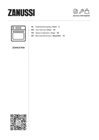 Notice ZANUSSI ZOHKA7KN Ofen