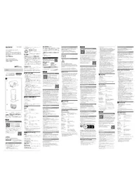 Notice SONY ECM-S1 Microphone