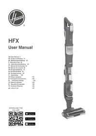 Notice HOOVER HFX20P 011 Støvsuger