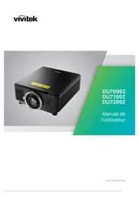 Notice VIVITEK DU7299Z Projecteur