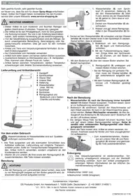 Notice Cleanmaxx 04061 Serpillière