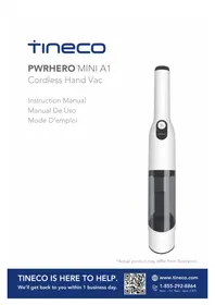 Notice TINECO PWRHERO MINI A1 Aspiradora
