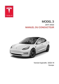 Notice TESLA MODEL 3 (2023) Voiture