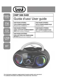 Notice Trevi CMP 588 DAB Radio
