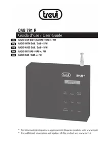 Notice Trevi DAB 791 R Radio