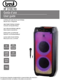 Notice Trevi KF 3100 KB Haut-parleur