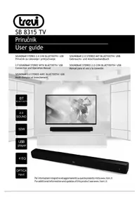 Notice Trevi SB 8315 TV Barre de son