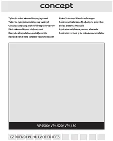 Notice Concept VP4430 Vysavač
