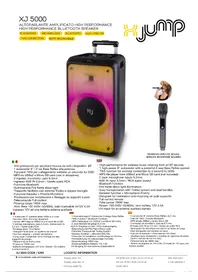 Notice Trevi X JUMP XJ 5000 Haut-parleur