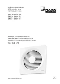 Notice Maico ENR 20 Ventilateur