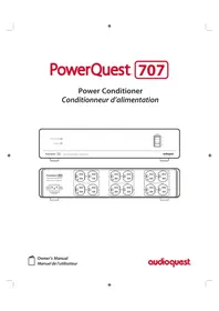 Notice AudioQuest POWERQUEST 707 Non catégorisé