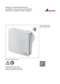 Notice Maico ECA 100 IPRO RC Ventilateur