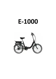 Notice DENVER E-1000 Vélo